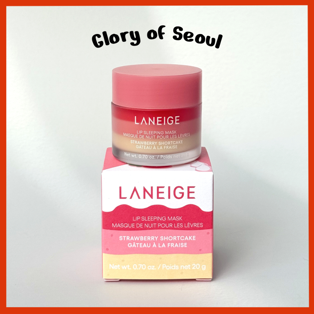 [NEW] LANEIGE Lip Sleeping Mask 20g │ Strawberry Shortcake / Watermelon Pop em Oferta na Shopee