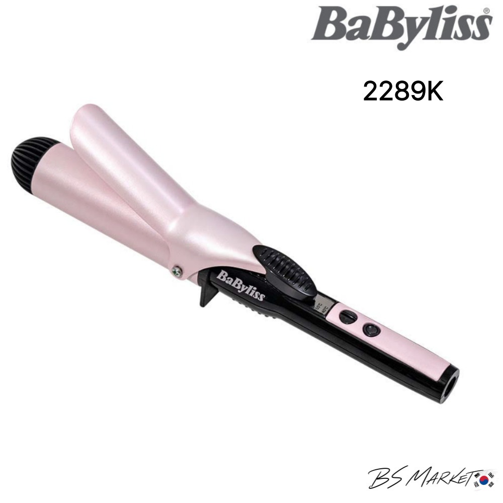 BaByliss 38mm Curling Iron Modelador De Cabelo Glam Waves Cerâmica De Longa Duração 2289K