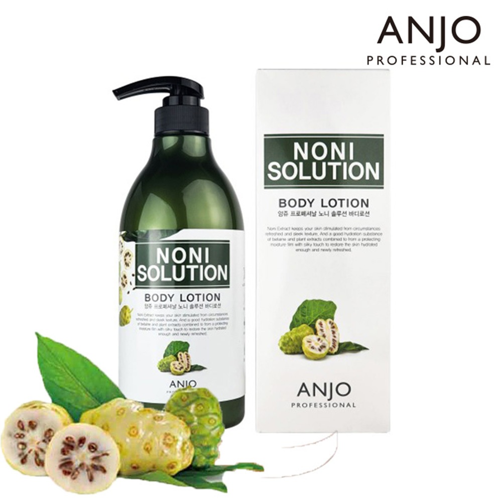 ANJO Noni Solution Loção Corporal Hidratante 750ml Hidratação Diária Cuidados Corporais