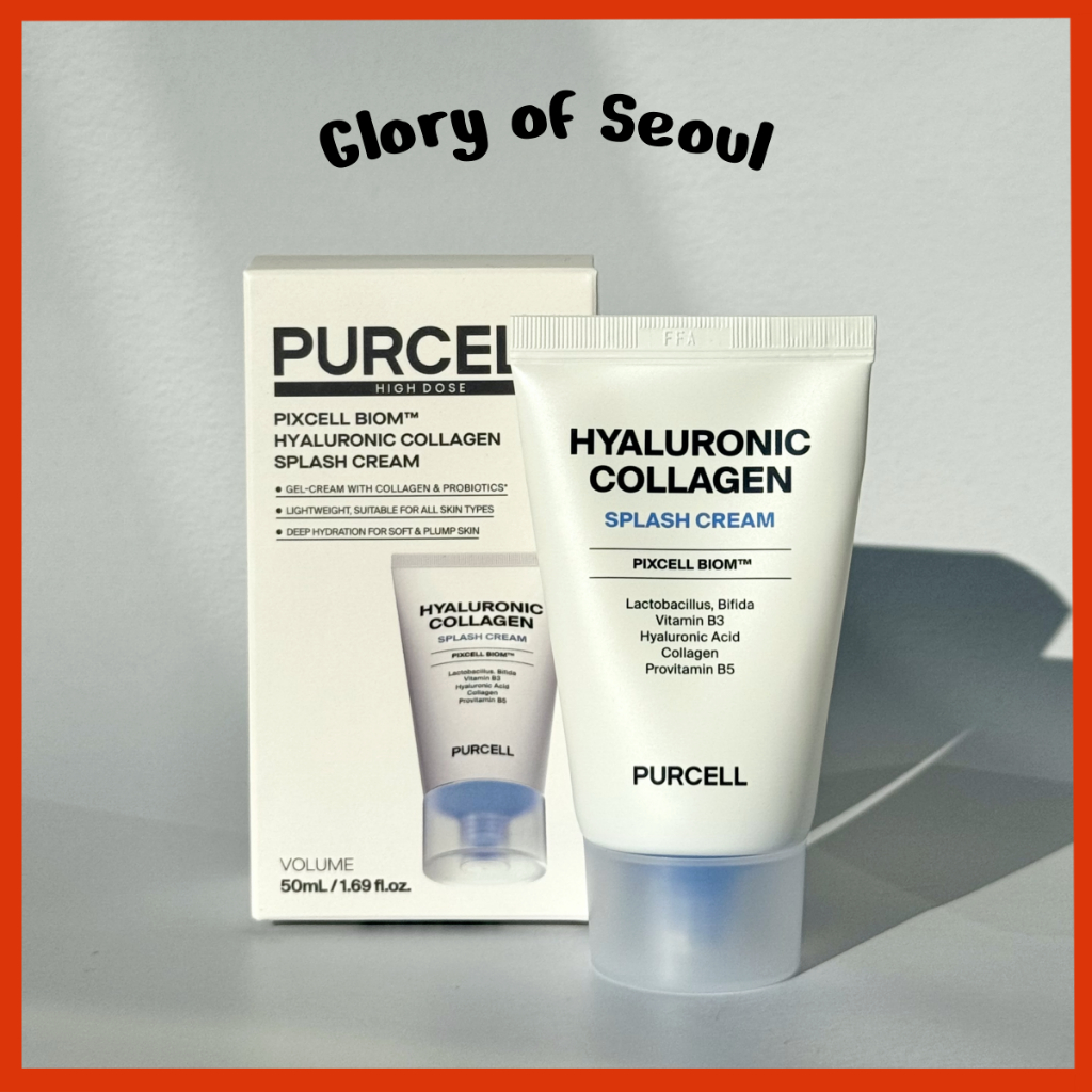 PURCELL Pixcell Biom Hyaluronic Collagen Splash Cream 50ml em Oferta na Shopee