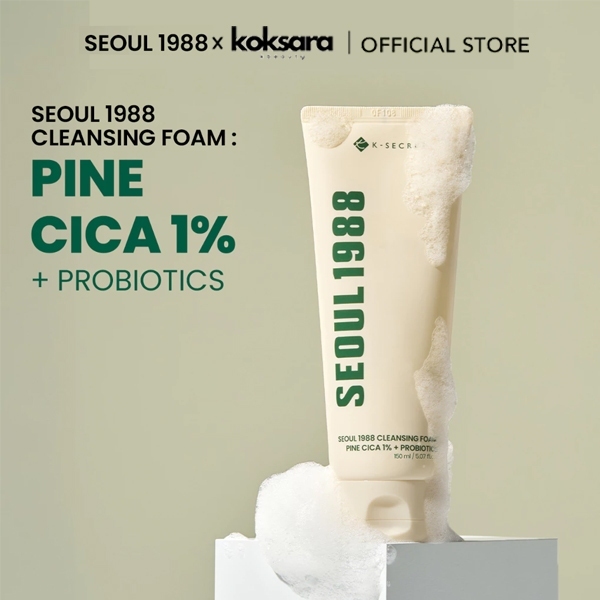 [OFFICIAL] SEOUL 1988 Cleansing Foam Pine Cica 1% + Probiotics 20ml/150ml