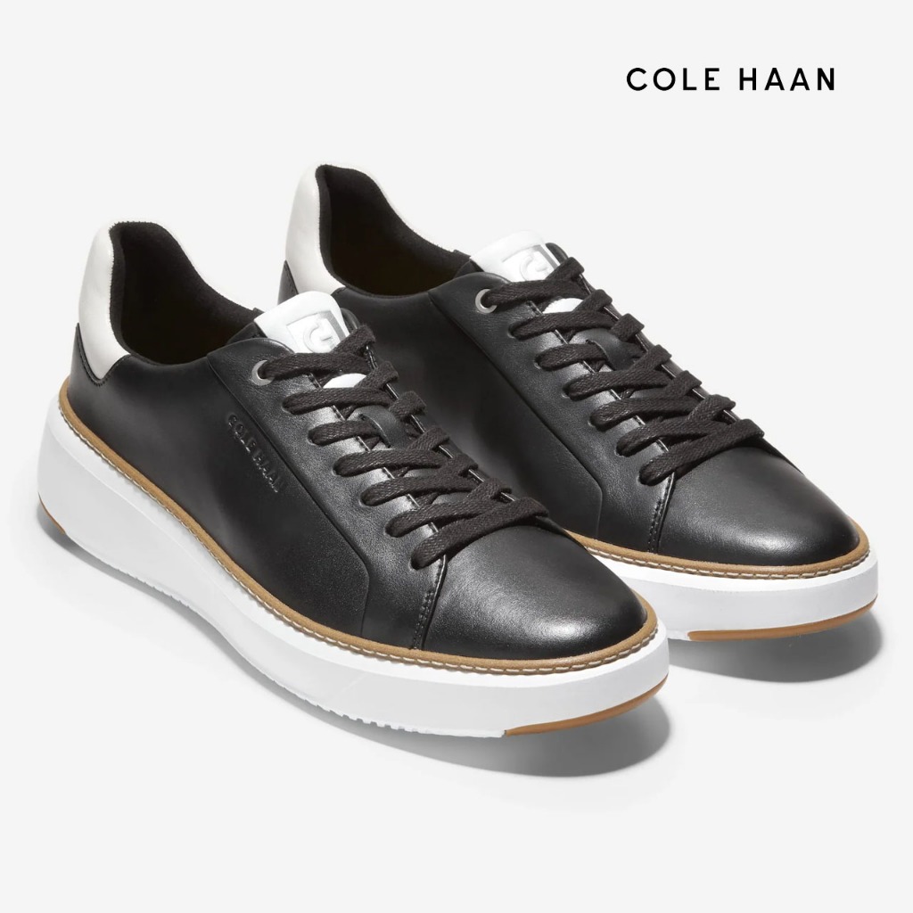 [Cole Haan] GRANDPRO Topspin Tênis Masculino Couro Preto