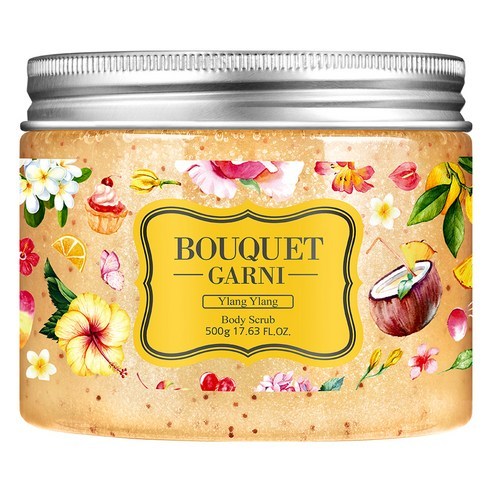 🇰🇷 [Produto Coreano] Esfoliante Corporal Bouquet Garni Sugar-Ylang , 500g , 1ud | Esfoliação Suave E Cuidado Hidratante