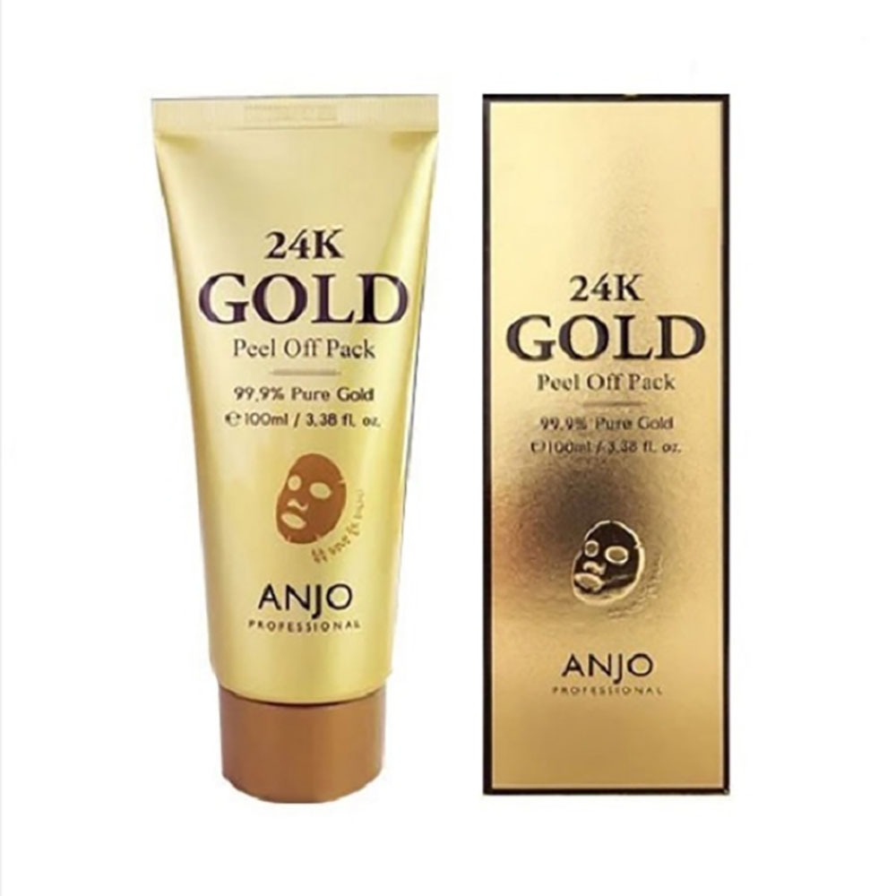 ANJO 24K Gold Peel Off Pack 1 + 1 Pacote De Máscara De Limpeza Profunda