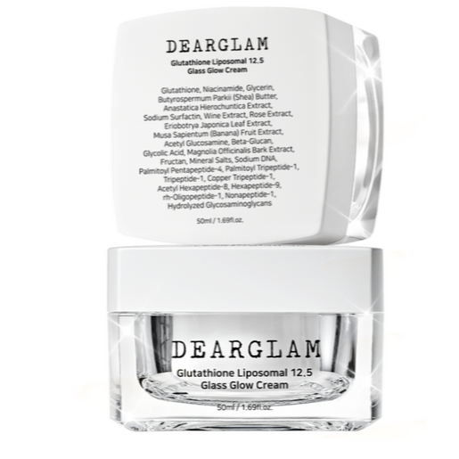 DEARGLAM Glutationa Lipossomal 12.5 Vidro Brilho Volume Creme 50ml-K-Beauty Radiance Care
