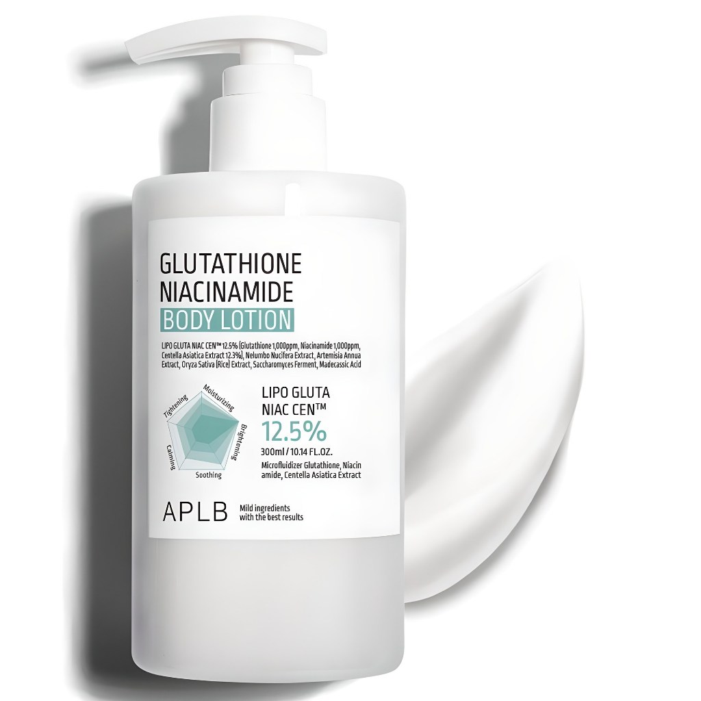 K-POP Idol Favorite APLB Glutationa Niacinamida Loção Corporal 300ml Iluminando Hidratante Cuidados Corporais Coreana Pa