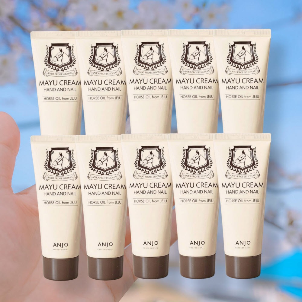 Conjunto De Creme Para As Mãos Com Revestimento ANJO Mayu 10 Unidades Hidratante E Unhas Cuidados Diários