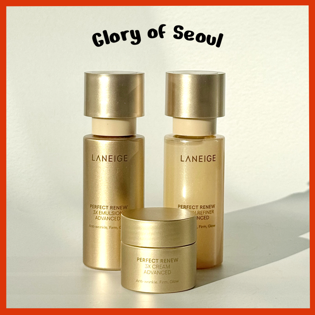 [Mini] Coleção LANEIGE Perfect Renew 3X/3 Opções