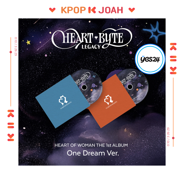 [POB](One Dream ver.) HEART OF WOMAN [Heart Byte : LEGACY] 1st ALBUM (29th May.2026)