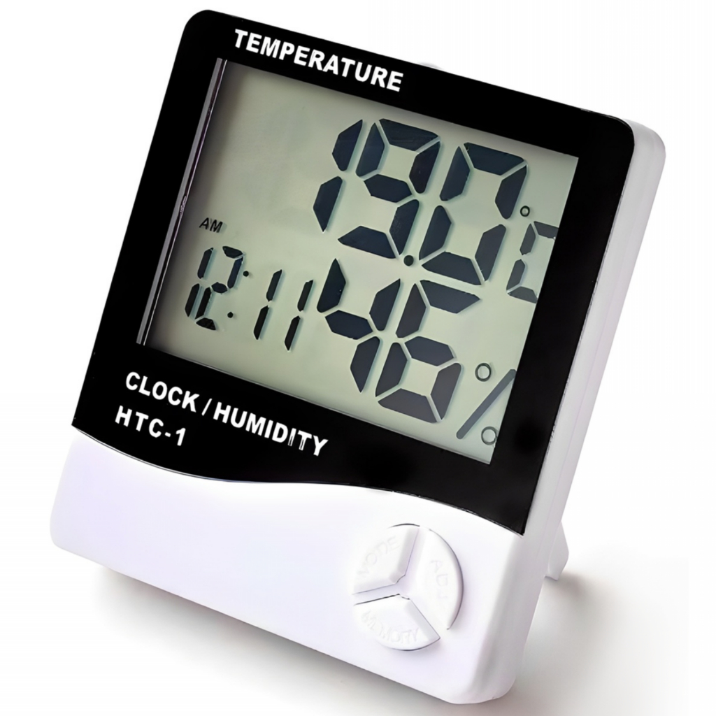 LAB & TOOLS Termômetro Digital Higrômetro HTC-1 Monitor De Umidade E Temperatura Ambiente