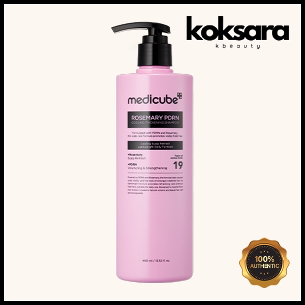 Medicube Rosemary PDRN Cooling Thickening Shampoo 400ml