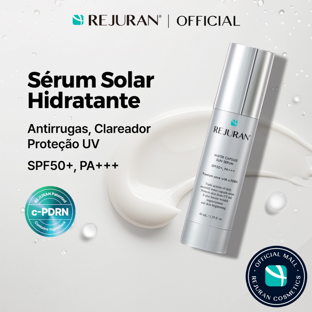 [REJURAN] Soro Solar Cápsula De Água 40mL (Water Capsule Sun Serum 40mL) em Oferta na Shopee
