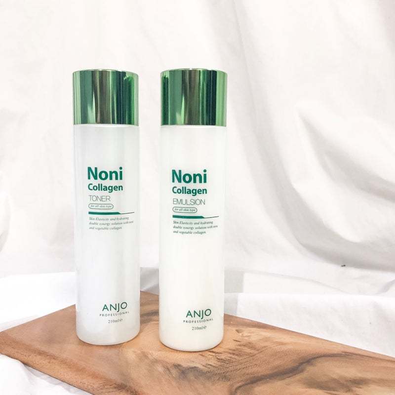 ANJO Noni Collagen Emulsion 210ml Emulsão Facial Hidratante Cuidados Diários Com A Pele