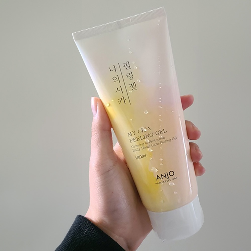 ANJO My Cica Peeling Gel 180ml * 3 Facial Hidratante Refrescante Cuidados Diários Com A Pele
