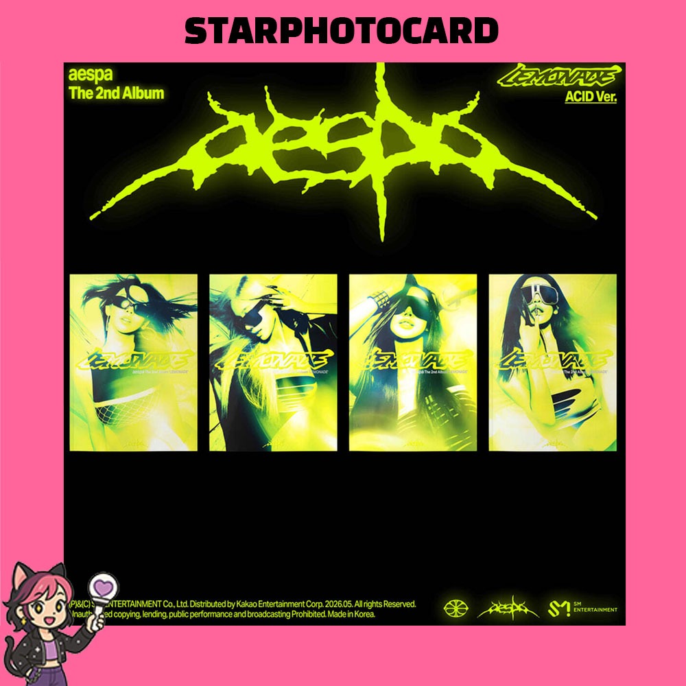 [READY STOCK] AESPA - 2ND FULL ALBUM [ LEMONADE ] ACID VER