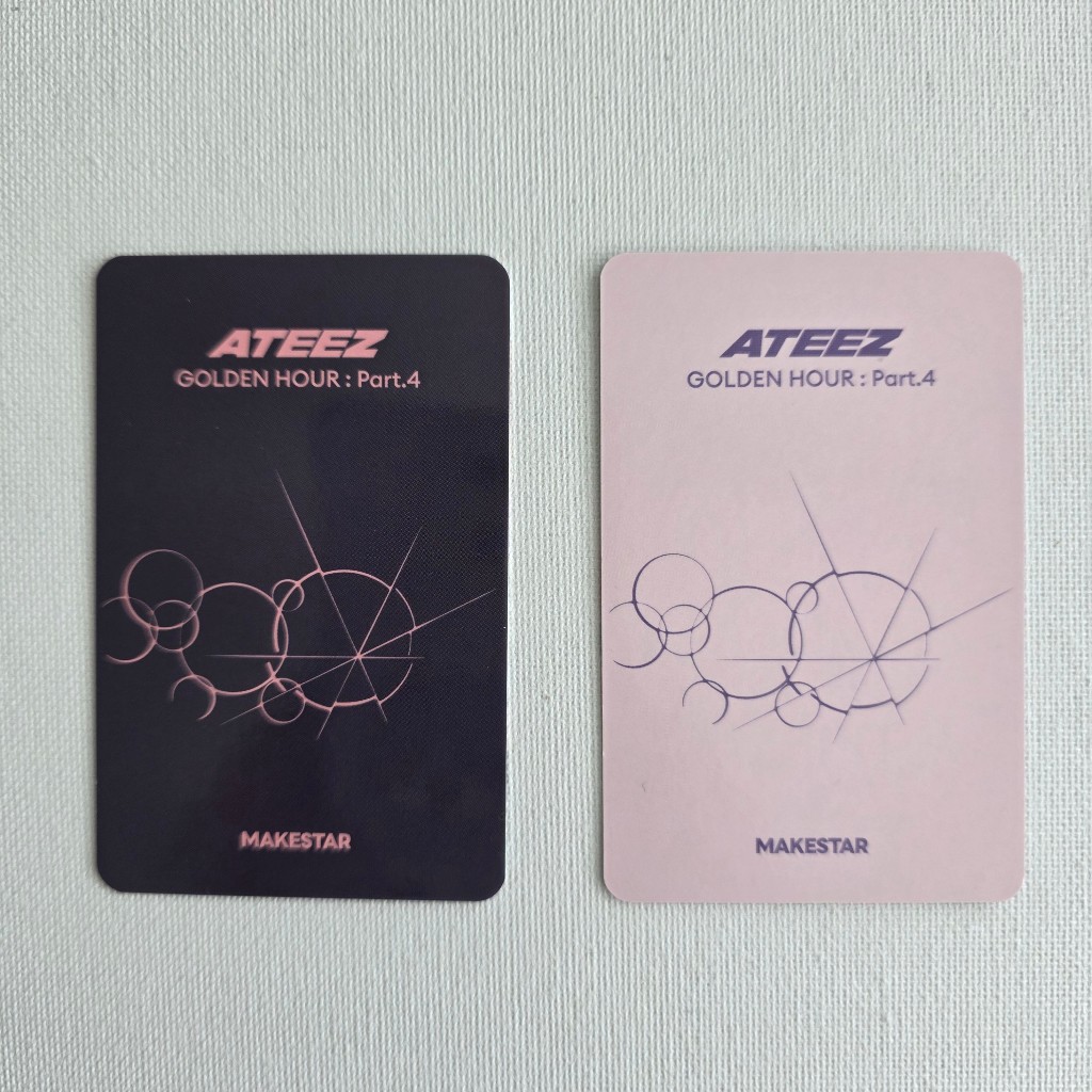 ATEEZ 13o Mini Álbum Golden Hour Pt . 4 MakeStar 5o Fansign Photocard