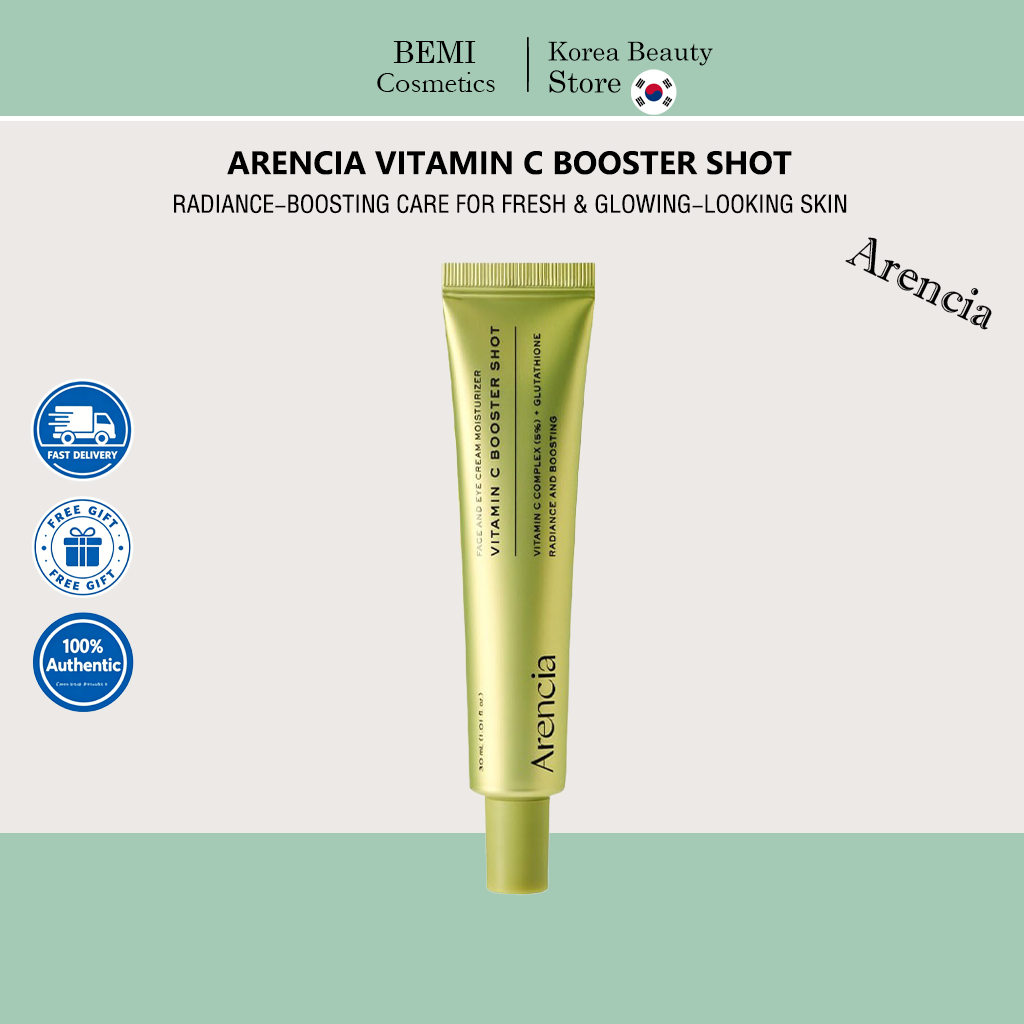 [ARENCIA] Vitamina C Booster Shot 30ml-Cuidado Para Manchas Escuras , Linhas Finas E Rugas , Pele De Vidro