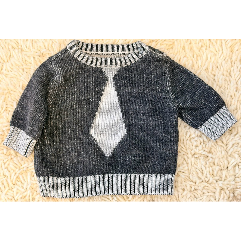 Suéter Tricô Baby Gap | 0-3 meses | Importado EUA Impecável