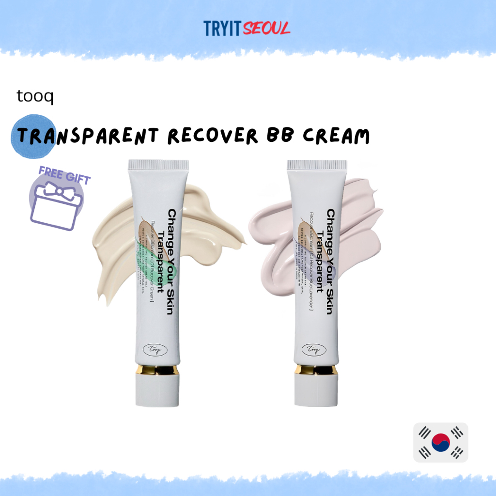 [tooq] Creme BB Recuperador Transparente 40ml (2 Cores) | Maquiagem Base Coreana K-beauty