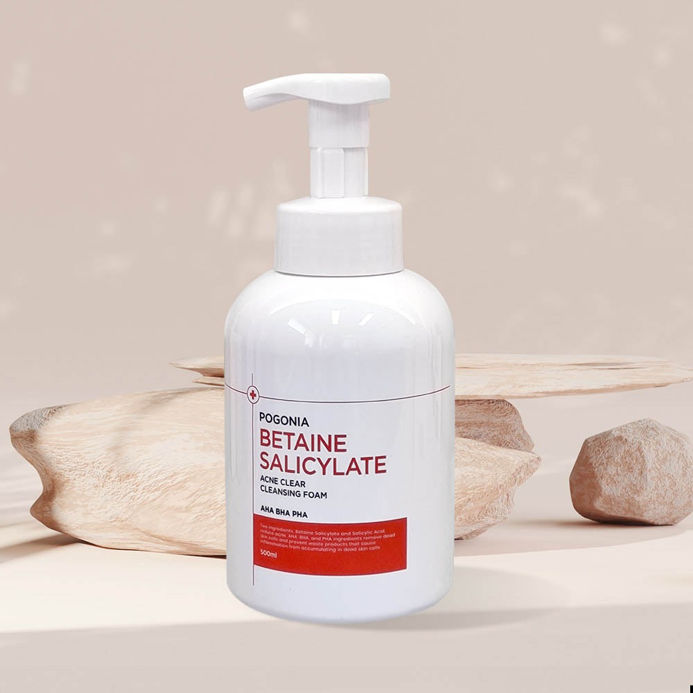 Pogonia Betaína Espuma De Limpeza Salicílico 500ml Limpador Facial Diário