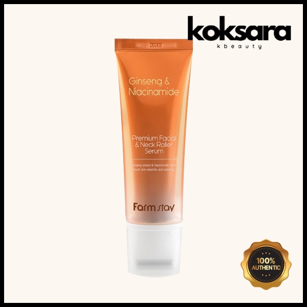 Farmstay Ginseng & Niacinamide Premium Facial & Neck Roller Serum 100ml