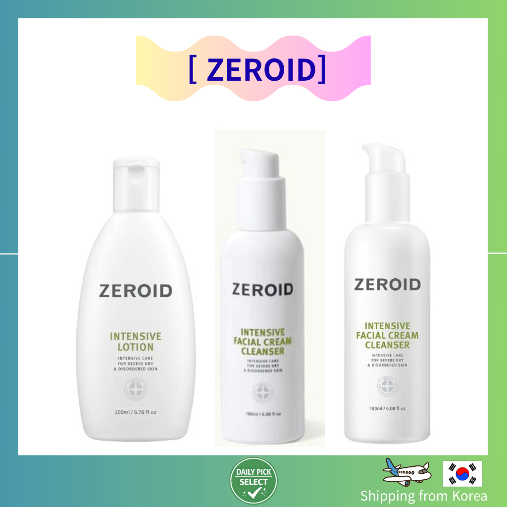 [ZEROID] Loção Intensiva Creme De Limpeza Facial Cuidados Com A Pele Coreana