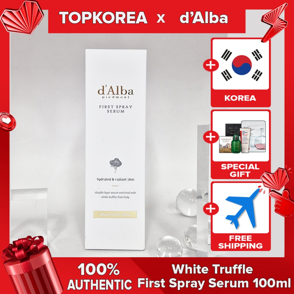 d'Alba 100ml White Truffle First Spray Serum TOPKOREA Envio Da Coreia