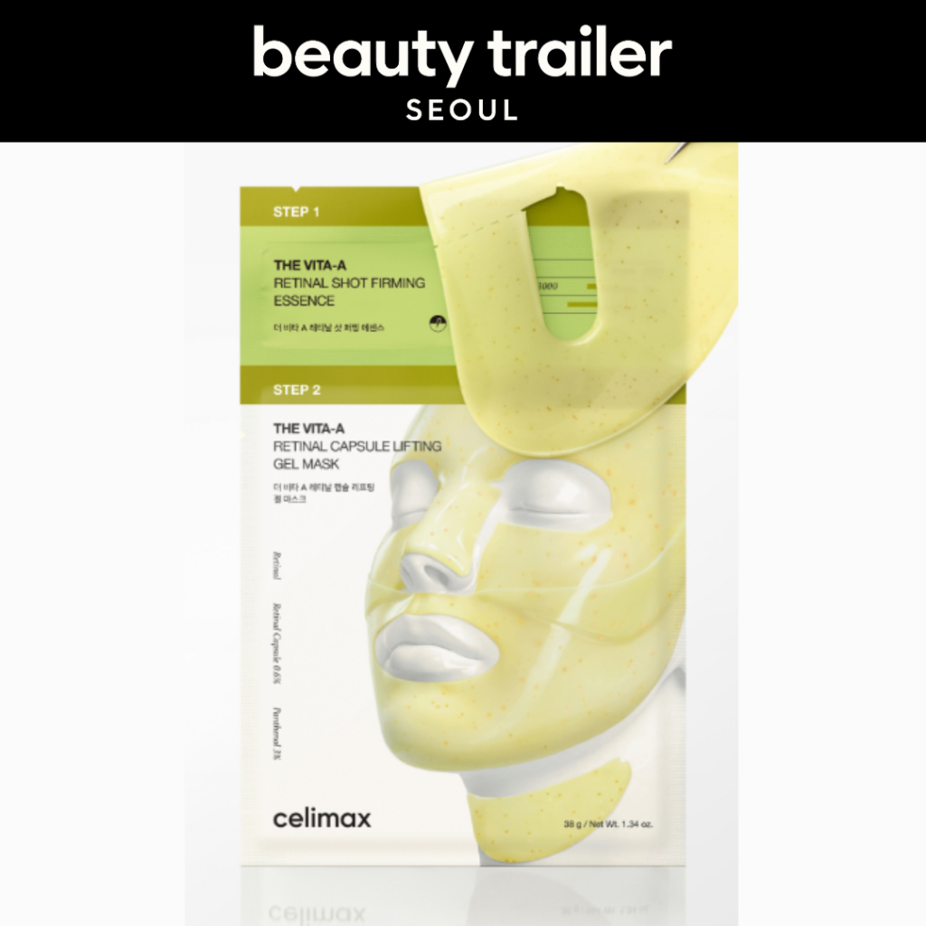 [NEW] celimax The Vita-A Retinal Shot Tightening 2-Step Gel Mask, 38g (1ea)