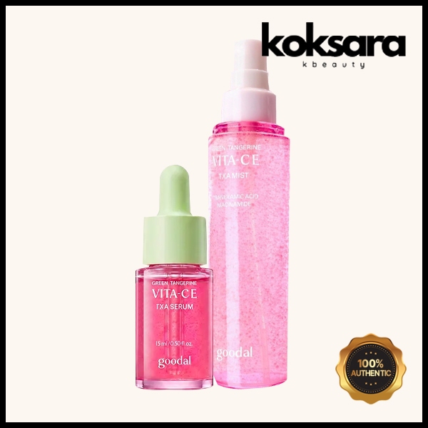 Goodal Green Tangerine Vita C E TXA Mist 100ml + TXA Serum 15ml