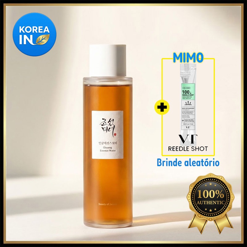 Beauty of Joseon Ginseng Essence Water 150ml-Essência Hidratação Nutrição Brilho Controle Oleosidade