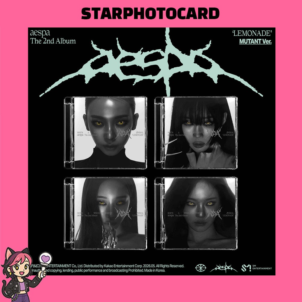 [Estoque Pronto] AESPA - 2ND FULL ALBUM [ LEMONADE ] MUTANT VER