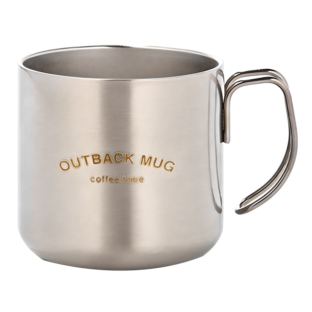 Caneca Inoxidável A Vácuo Duplo OSLO Outback 340ml 4 Cores Copo De Acampamento Para Escritório