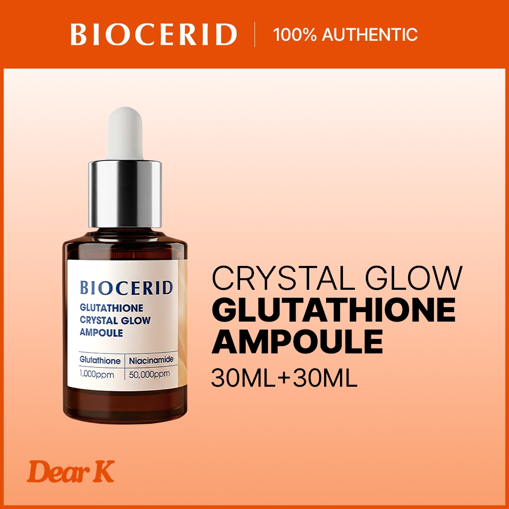 [BIOCERID] Ampola Glutationa Crystal Glow 30ml + 30ml K-Beauty Coreia