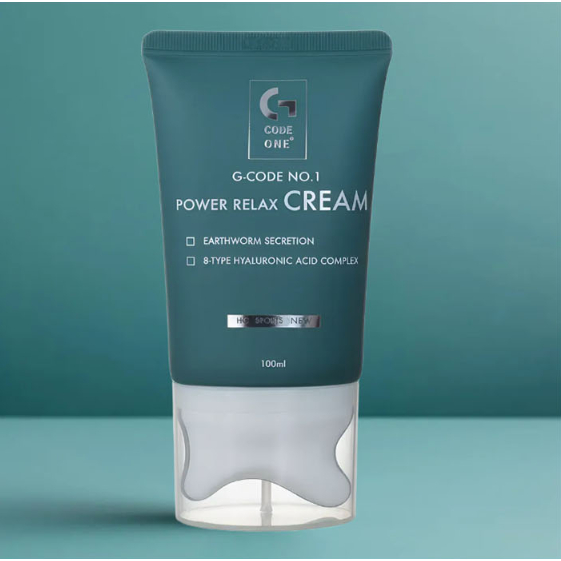 G-CODE NO . 1 Power Relax Cream 100ml Umidade Hialurônica Esportes Massagem Creme Corporal