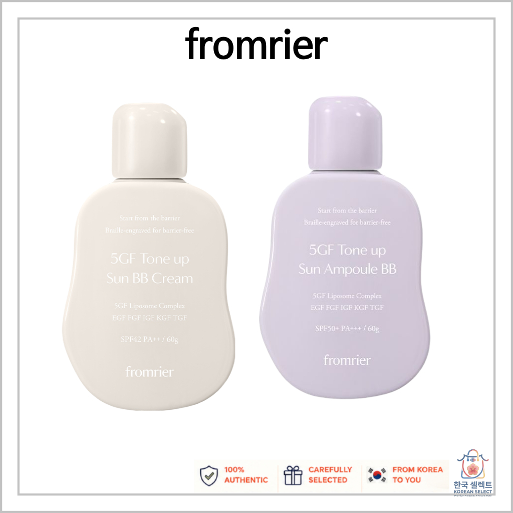 Fromrier 5GF Tone Up Sun Ampoule BB Cream SPF50 + PA + 60g Protetor Solar De Base De Maquiagem Iluminador Para Correção