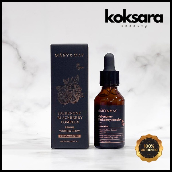 mary&may idebenone+blackberry complex serum 30ml
