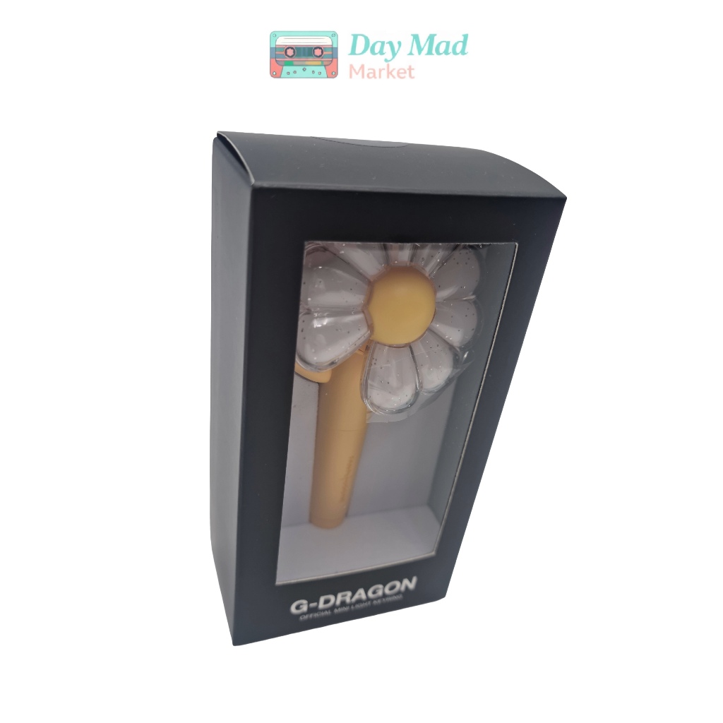 BIGBANG G-DRAGON Oficial LIGHT STICK DAISY BONG Chaveiro VER . 1 (Amarelo) Selado