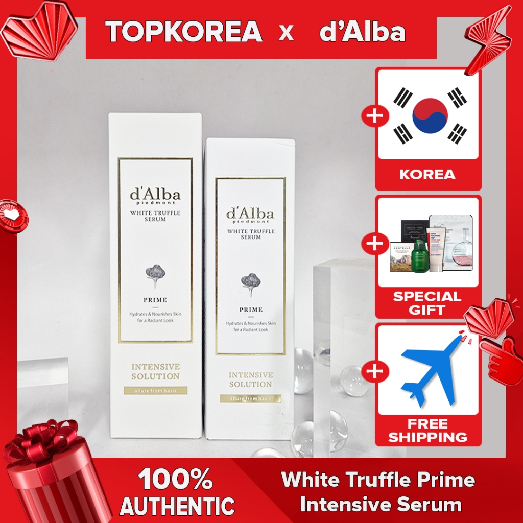 d'Alba 100ml/150ml White Truffle Prime Intensive Serum TOPKOREA Envio Da Coreia