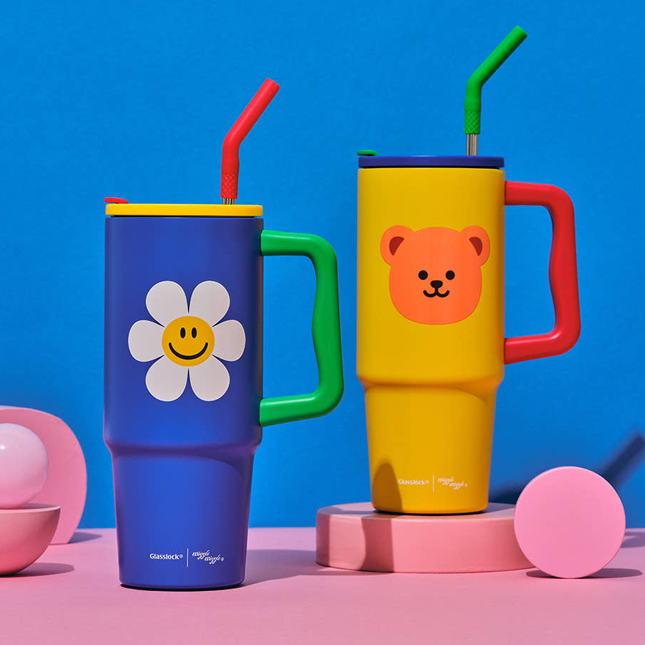 [WIGGLE X GLASSLOCK] Copo Portátil Kitsch , 900ml