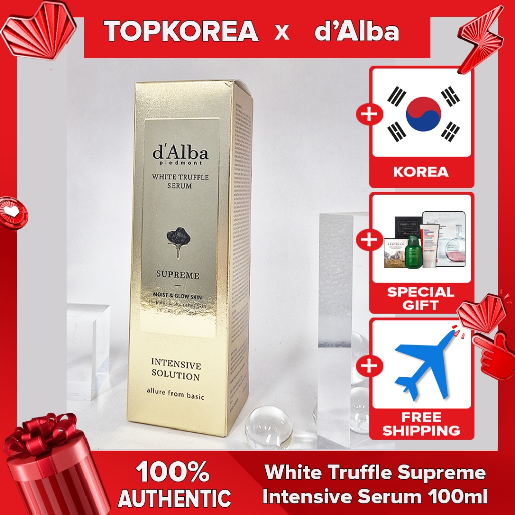 d'Alba 50ml/100ml White Truffle Supreme Intensive Serum TOPKOREA Envio Da Coreia