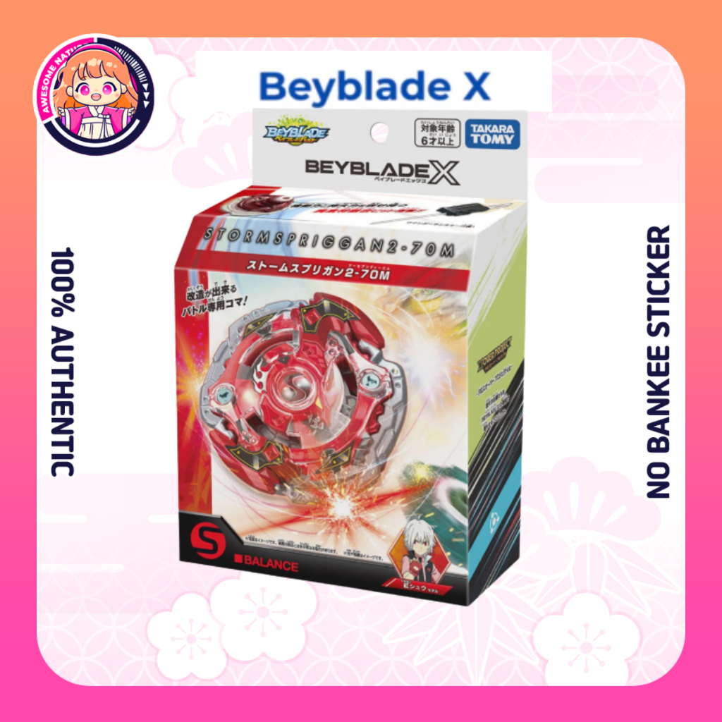 [Takara Tomy] Conjunto Inicial Beyblade X BX-00 Storm Spriggan 2-70M