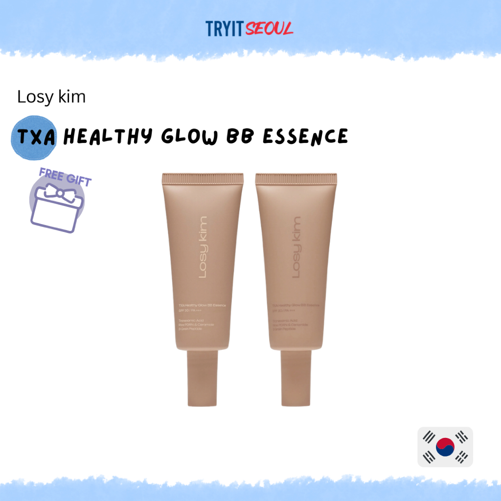 [Losy Kim] TXA Healthy Glow BB Essence 40ml (3 Tons) | Maquiagem Base Coreana K-beauty