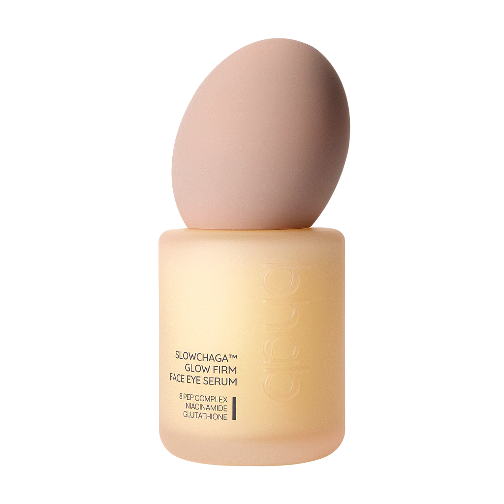 bhab Slow Chaga Glow Firm Face Eye Serum 50ml Hidratante Firmador Brilho Soro Vegano Para Pele Seca Sensível Rosto E Cui