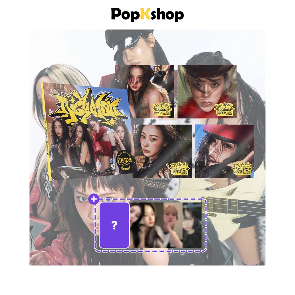 [Brinde] aespa 6o Mini Álbum [ Rich Man ] BUST Ver