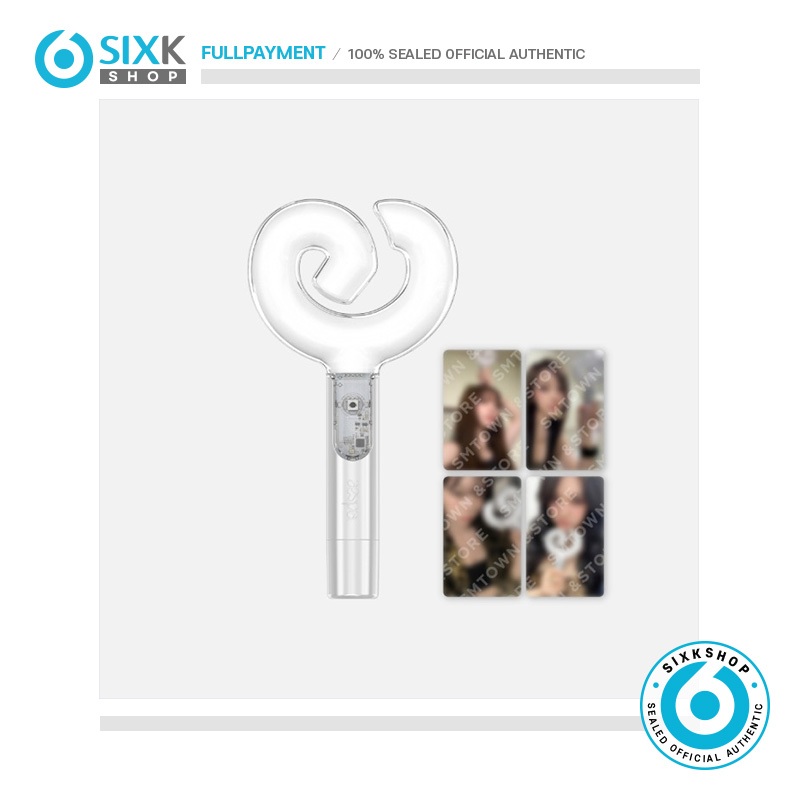 (Pronto Para Enviar) AESPA Oficial LIGHT STICK ver . 2 (Com Cartão Fotográfico) em Oferta na Shopee