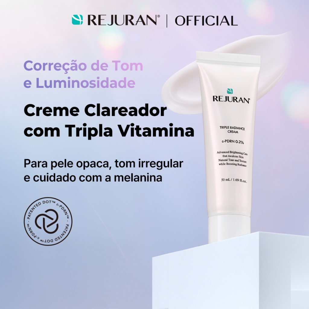Imagem [REJURAN] Triple Radiance Cream 50mL | Clareamento, Uniformização do Tom da Pele, Manchas Escuras e Hidratação