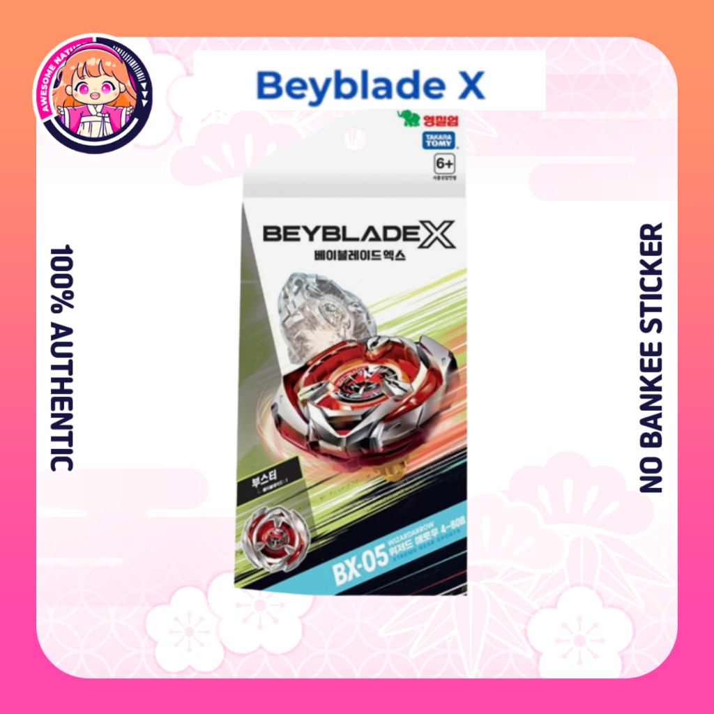 [TAKARA TOMY] Beyblade X BX-05 Wizard Arrow 4-80B Booster/Versão Coreana