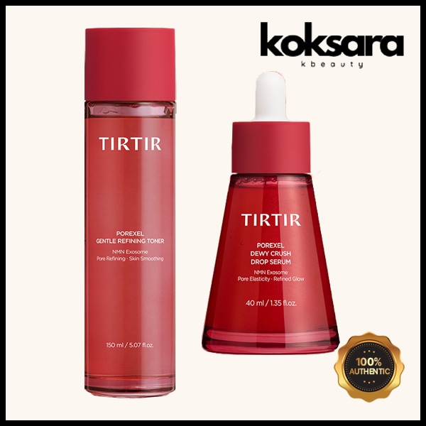 TIRTIR Porexel Skincare Series (Toner 150ml, Serum 40ml)