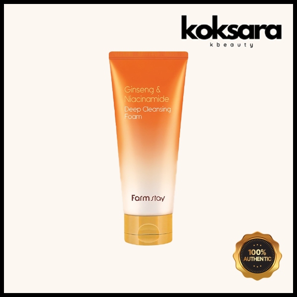 Farmstay Ginseng & Niacinamide Deep Cleansing Foam 180ml