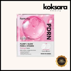 Farmstay Plump & Glow PDRN & Vitamin Hydrogel Mask 35g 1 Sheet